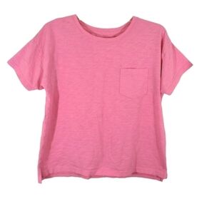 Vineyard Vines Solid Pink Short Sleeve Pocket T-Shirt Top